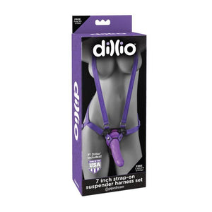 
                  
                    Load image into Gallery viewer, Dillio 7 Inch Strap on Suspender Harness Set - Not Vanilla
                  
                