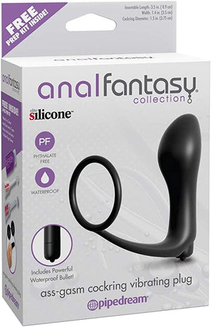
                  
                    Load image into Gallery viewer, Anal Fantasy Ass Gasm Vibrating Cock Ring Plug
                  
                